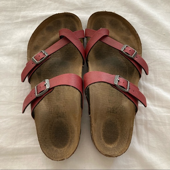 Red Birkenstock’s - Picture 1 of 3
